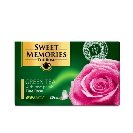 Sweet Memories Zelený čaj s růžovými lístky 30g