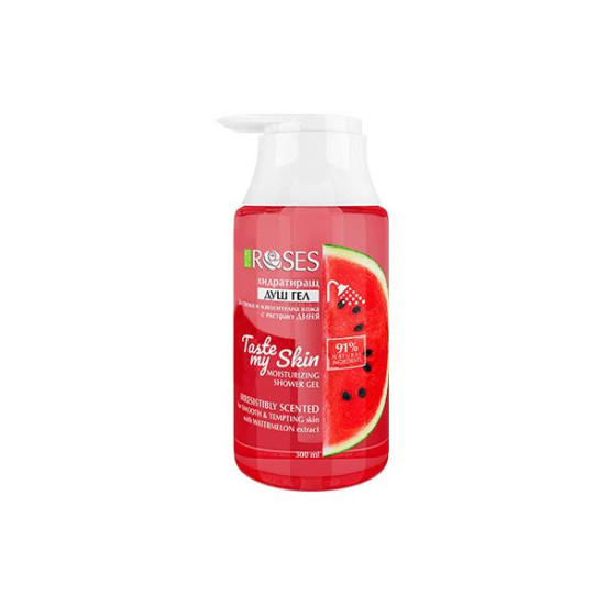 Roses Hydratační přírodní sprchový gel s extraktem z melounu 300ml