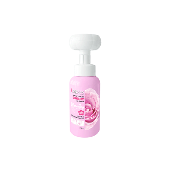Roses Čisticí pěna na ruce s přírodní růžovou vodou 350ml