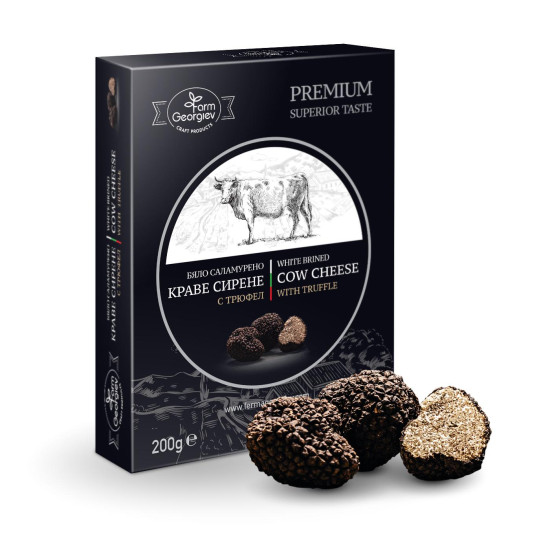 FG Bulharský Bílý kravský sýr s lanýži 200g