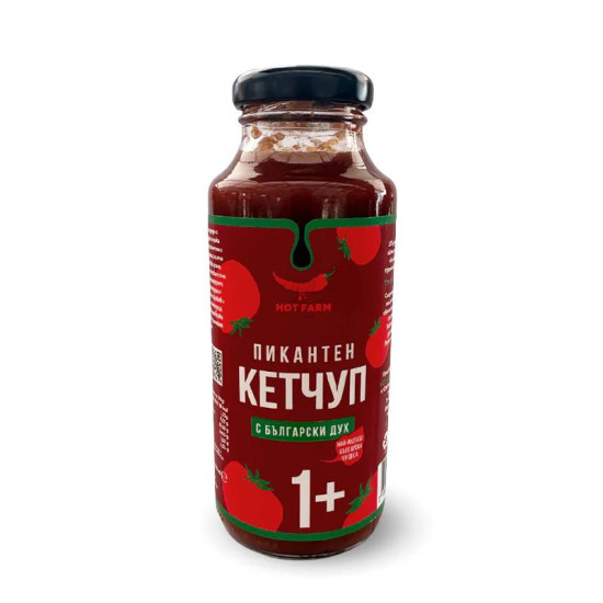 Hot Farm Pikantní kečup s „Bulharský duch“ 250ml