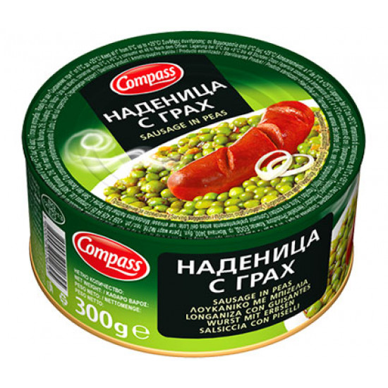 Hotové jídlo Klobása s hráchem 300g Hotové jídlo Klobása s hráchem 300g