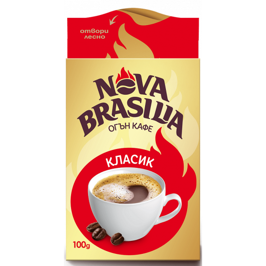 Nova Brasilia mletá káva klasická 100g