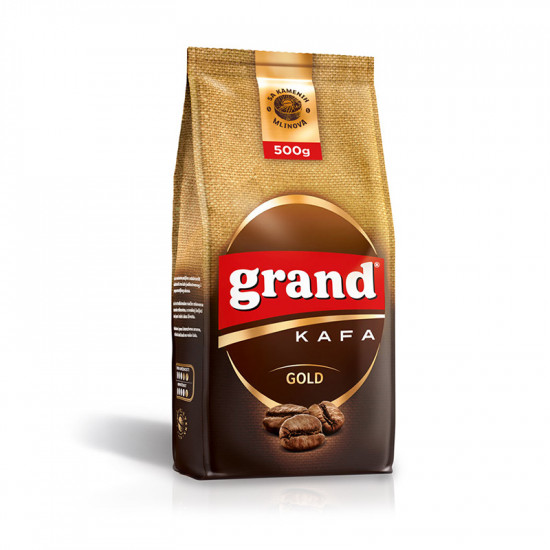 Grand kafa GOLD směs pražené a mleté ​​kávy 500g