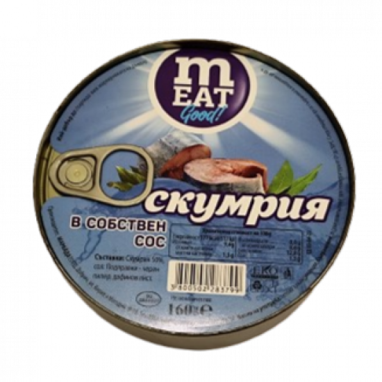 M Eat Makrela ve vlastní omáčce 160g