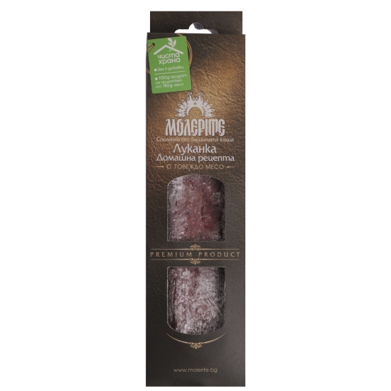 Molerite Hovězí klobása typu lukanka 170g