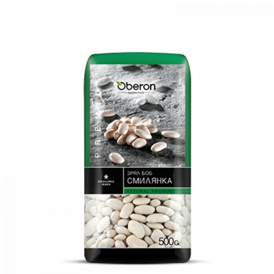 Oberon Bílé fazole Smiljanka 500g Oberon Bílé fazole Smiljanka 500g