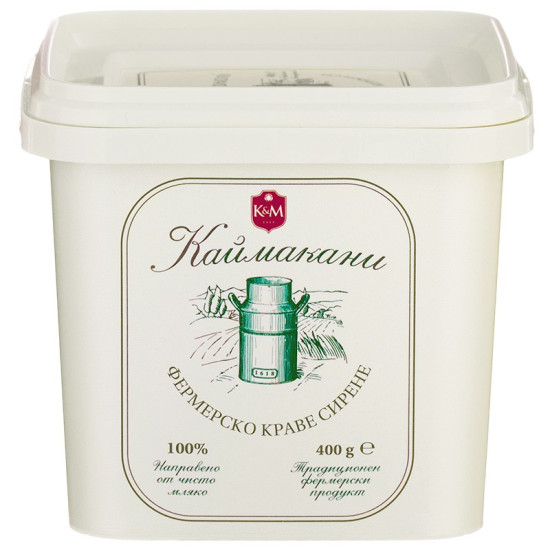 Kaymakani Farmářský kravský sýr PVC 400g