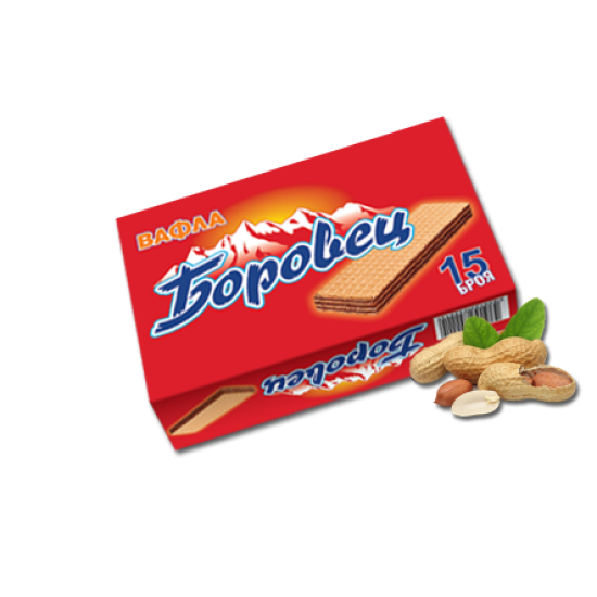 Vafle s arašídovým krémem Borovec 375g