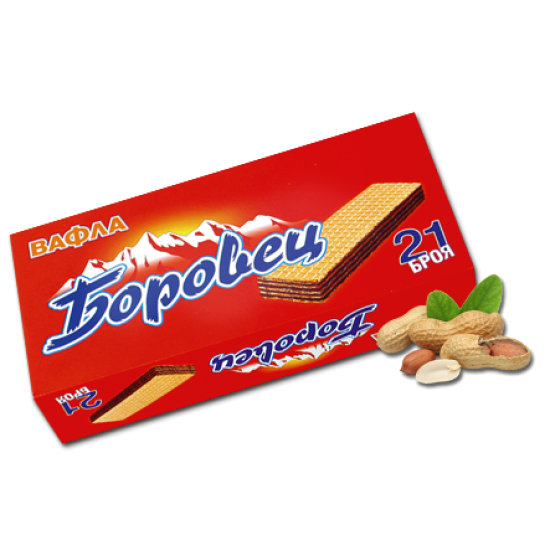 Vafle s arašídovým krémem Borovec 630g