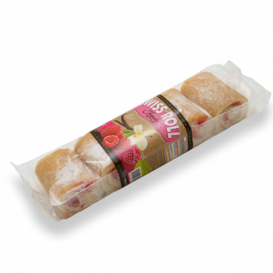 Janeta Mini rolky s malinovou náplní 200g Janeta Mini rolky s malinovou náplní 200g