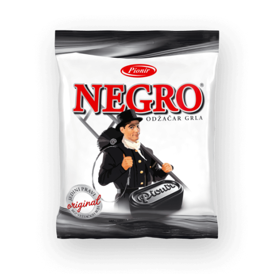 Pionir Negro Lékořicové bonbony 100g