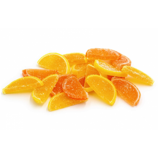 Zaharni Zavodi Želé plátky - citron a pomeranč 500g