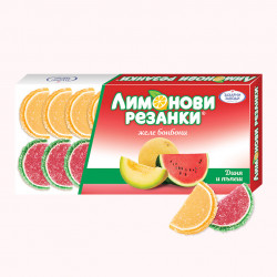 Želé plátky vodního melounu a melounu ZZ 180g