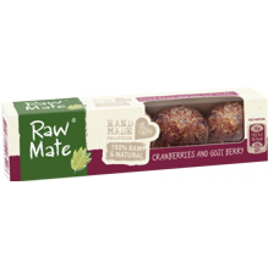 Raw Mate Kuličky z brusinek a goji 40g