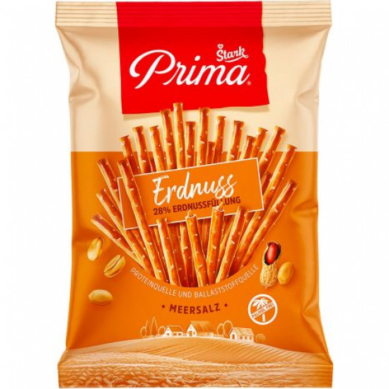 Slané tyčinky s arašídovou náplní Prima 100g