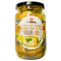 Natura Papriky Somborka plněné zelím