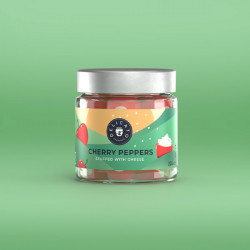 Třešňové papričky plněné jemným sýrem