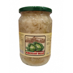 Kysané zelí nakrájené